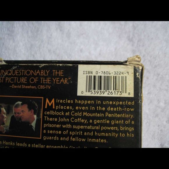 The Green Mile Tom Hanks Michael Clarke Duncan 2000 VHS Cassette Tape Bundle $2 - Picture 3 of 5